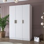 Hanah Home Armario Blanco con Estanterías